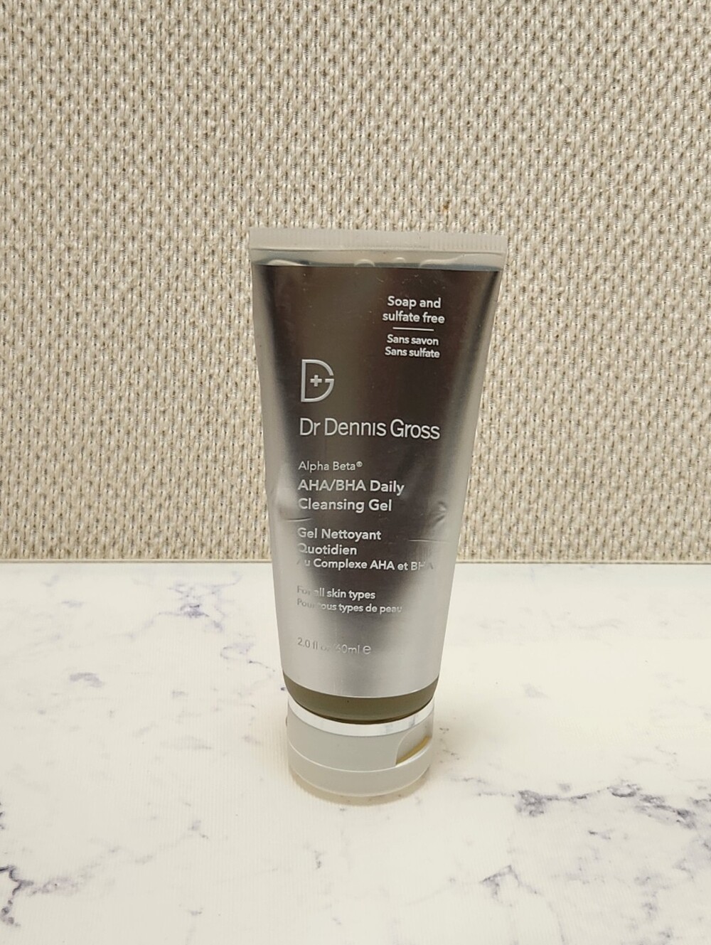 Dr. Dennis Gross Alpha Beta AHA/BHA Daily Cleansing Gel Travel Size 2 oz Sealed